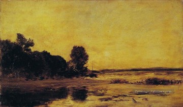 Plage œuvres - au bord de la mer Barbizon impressionnisme paysage Plage Charles François Daubigny